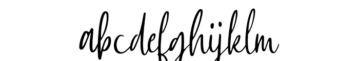 Stachysia Font LOWERCASE