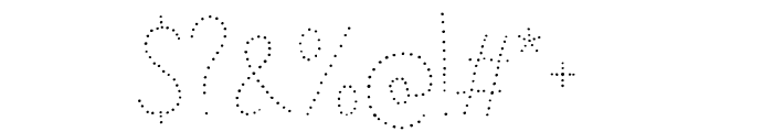 Stack up Dotted Font OTHER CHARS