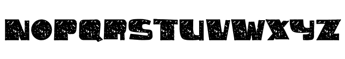 Stacked Letter Texture Font LOWERCASE