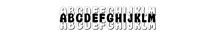 Stacked Mama Font UPPERCASE