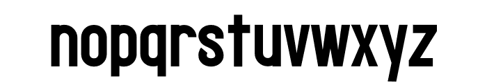 Stacked Strong Regular Font LOWERCASE
