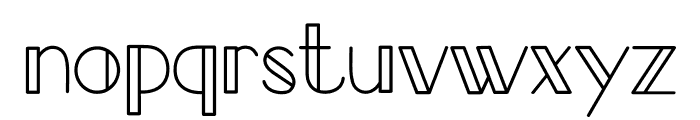 Stafelin Font LOWERCASE