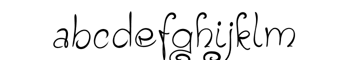 Stager Regular Font LOWERCASE