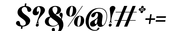 StaginaItalic Font OTHER CHARS