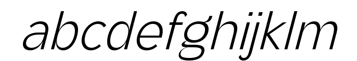 Stagnan-ExtraLightItalic Font LOWERCASE