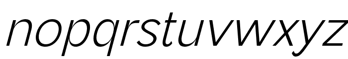 Stagnan-ExtraLightItalic Font LOWERCASE