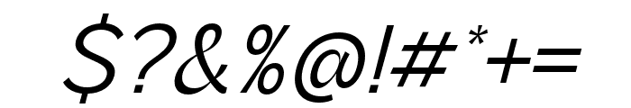 Stagnan-LightItalic Font OTHER CHARS