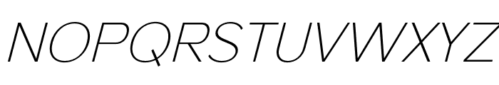 Stagnan-ThinItalic Font UPPERCASE
