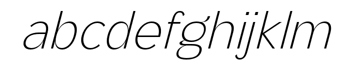Stagnan-ThinItalic Font LOWERCASE