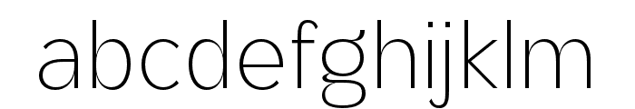 Stagnan-Thin Font LOWERCASE