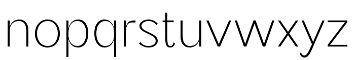 Stagnan-Thin Font LOWERCASE