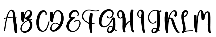 Stained Signature Font UPPERCASE