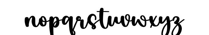 Stained Signature Font LOWERCASE