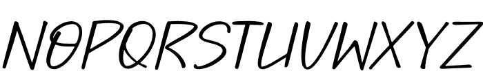 Stairway Bounty Italic Font UPPERCASE
