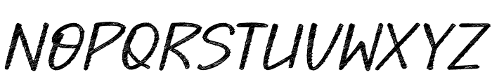 Stairway Bounty Scribble Italic Font UPPERCASE
