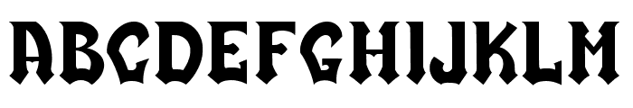 Stamford Castle Font LOWERCASE