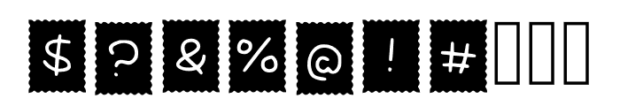 Stamp Play Regular Font OTHER CHARS