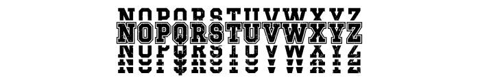Stamp Font LOWERCASE