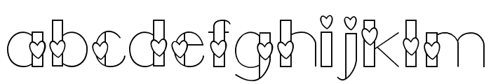 Stamped with Love Regular Font LOWERCASE