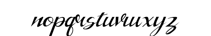 Stanburghe Font LOWERCASE