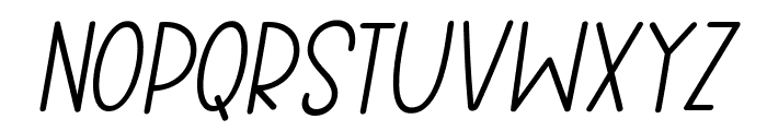Stand By Me  Italic Font UPPERCASE