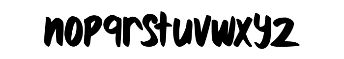 Stand Out Font LOWERCASE