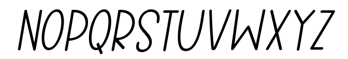 StandByMe-Italic Font UPPERCASE