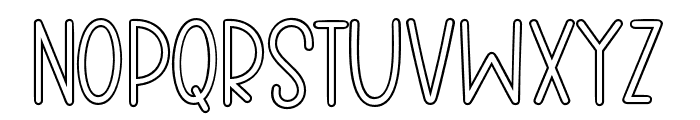 StandByMe-Outline Font UPPERCASE