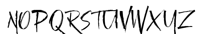 StandRock Font UPPERCASE