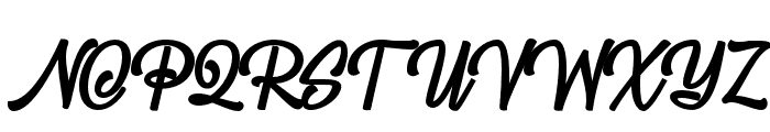 StandburyScript-Bold Font UPPERCASE