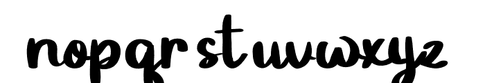 Standbyme Font LOWERCASE