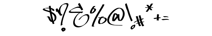 StanderikGraffitiFont-Regular Font OTHER CHARS