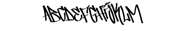 StanderikGraffitiFont-Regular Font LOWERCASE