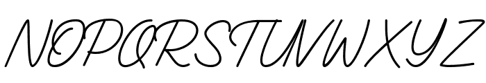 Stanford Signature Font UPPERCASE
