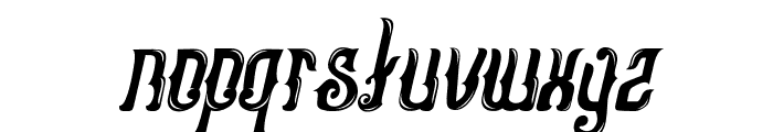 Stangbunder-Italic Font LOWERCASE