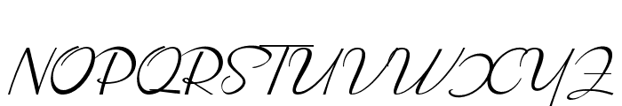 StanleyScript-Regular Font UPPERCASE