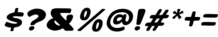 StanoSans-Oblique Font OTHER CHARS