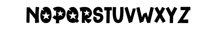Star Block Font UPPERCASE