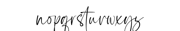 Star Blush Script Font LOWERCASE