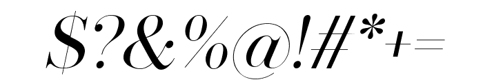 Star Blush Serif Italic Font OTHER CHARS