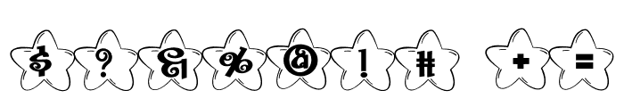 Star Collestion Font OTHER CHARS