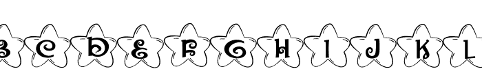 Star Collestion Font UPPERCASE