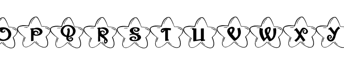Star Collestion Font UPPERCASE