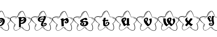 Star Collestion Font LOWERCASE