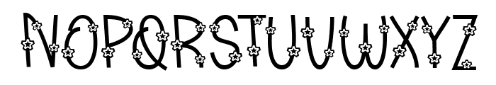 Star Gazing Font UPPERCASE