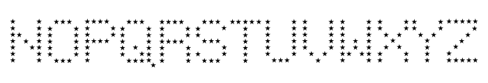 Star Mini Font UPPERCASE