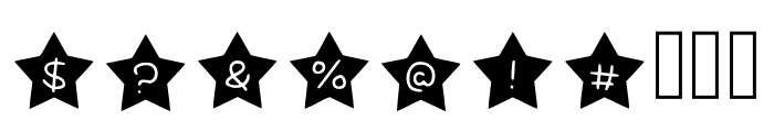 Star Play Regular Font OTHER CHARS