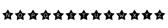 Star Play Regular Font UPPERCASE