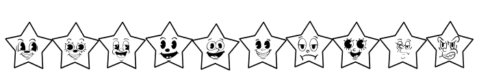 Star Retro Font OTHER CHARS