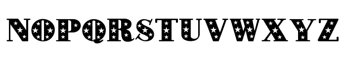 Star Studded Regular Font UPPERCASE